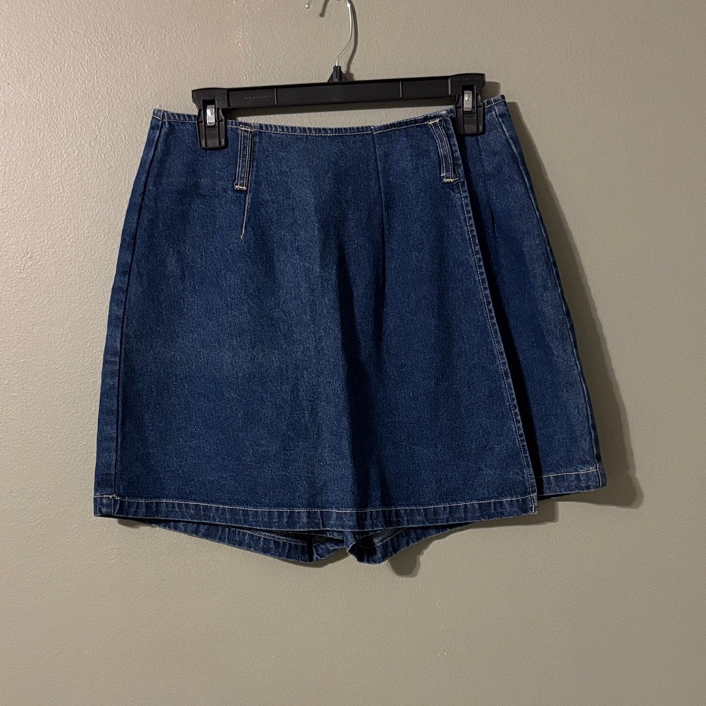 Denim Skort